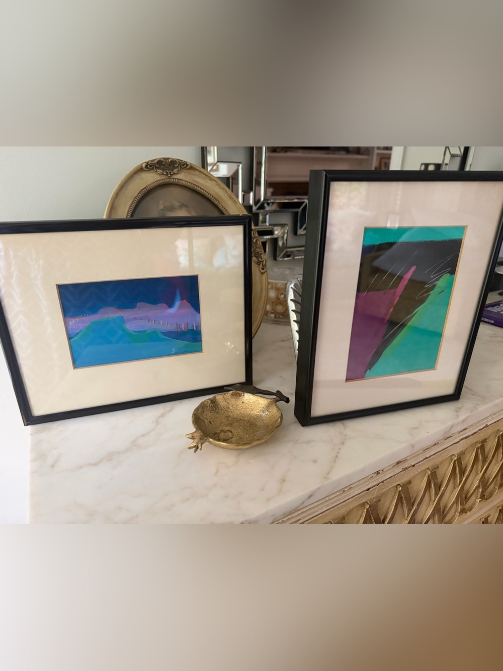 2 Bob Rankin signed original framed paintings